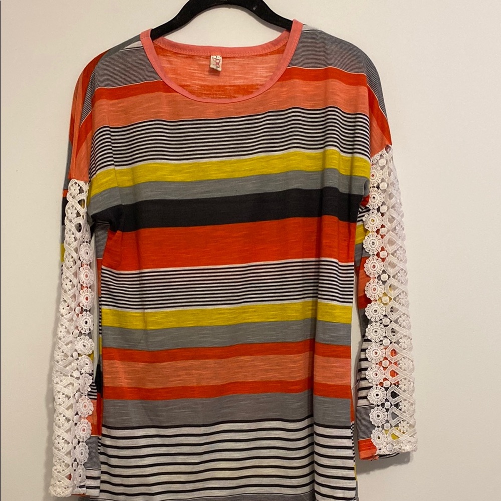 Striped Multicolor Women's Top